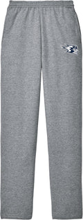 College Fleece Sweatpants Unisex - Wisconsin-Stout Blue Devils
