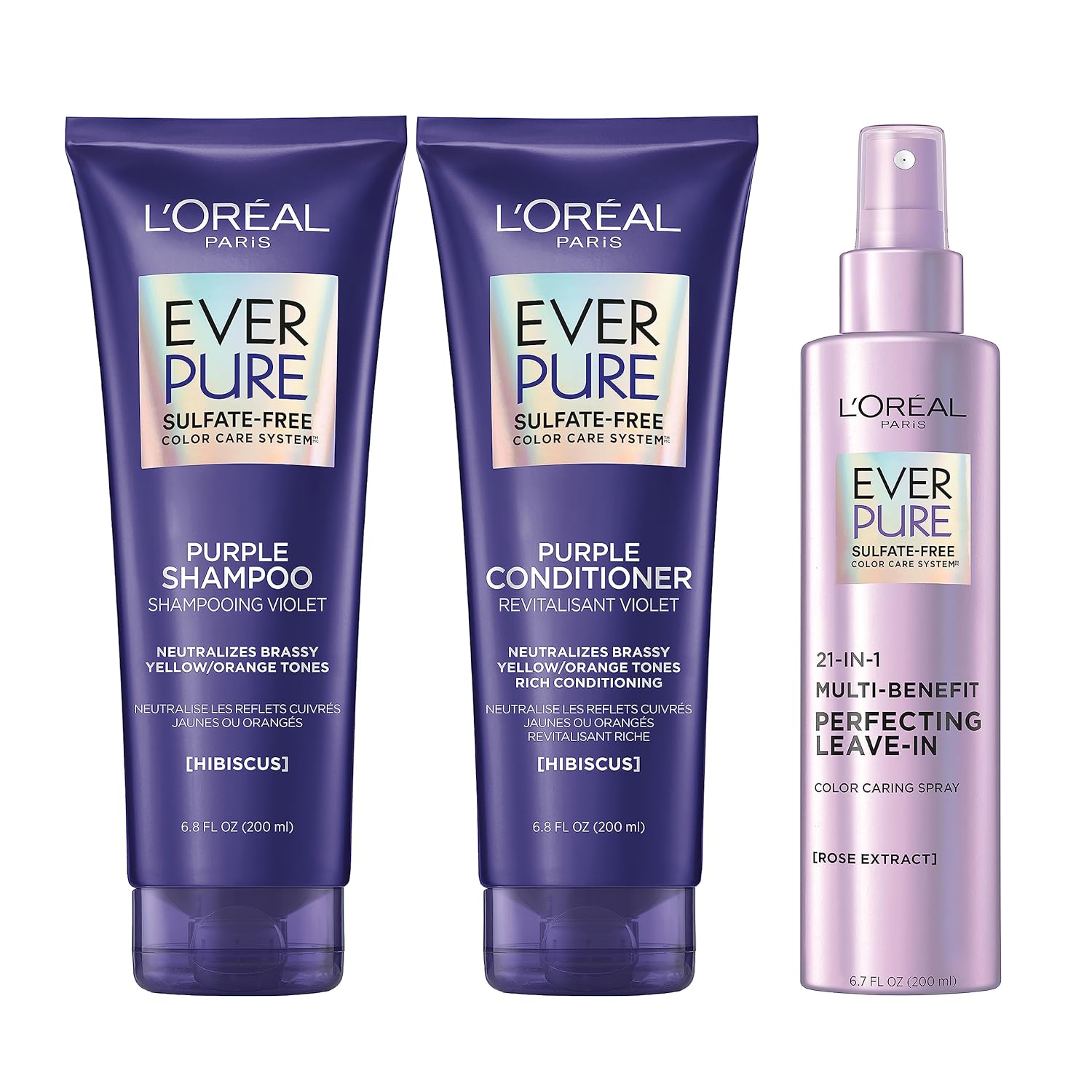L'Oreal Paris Color Care Kit + 21-in-1 Leave In Treatment