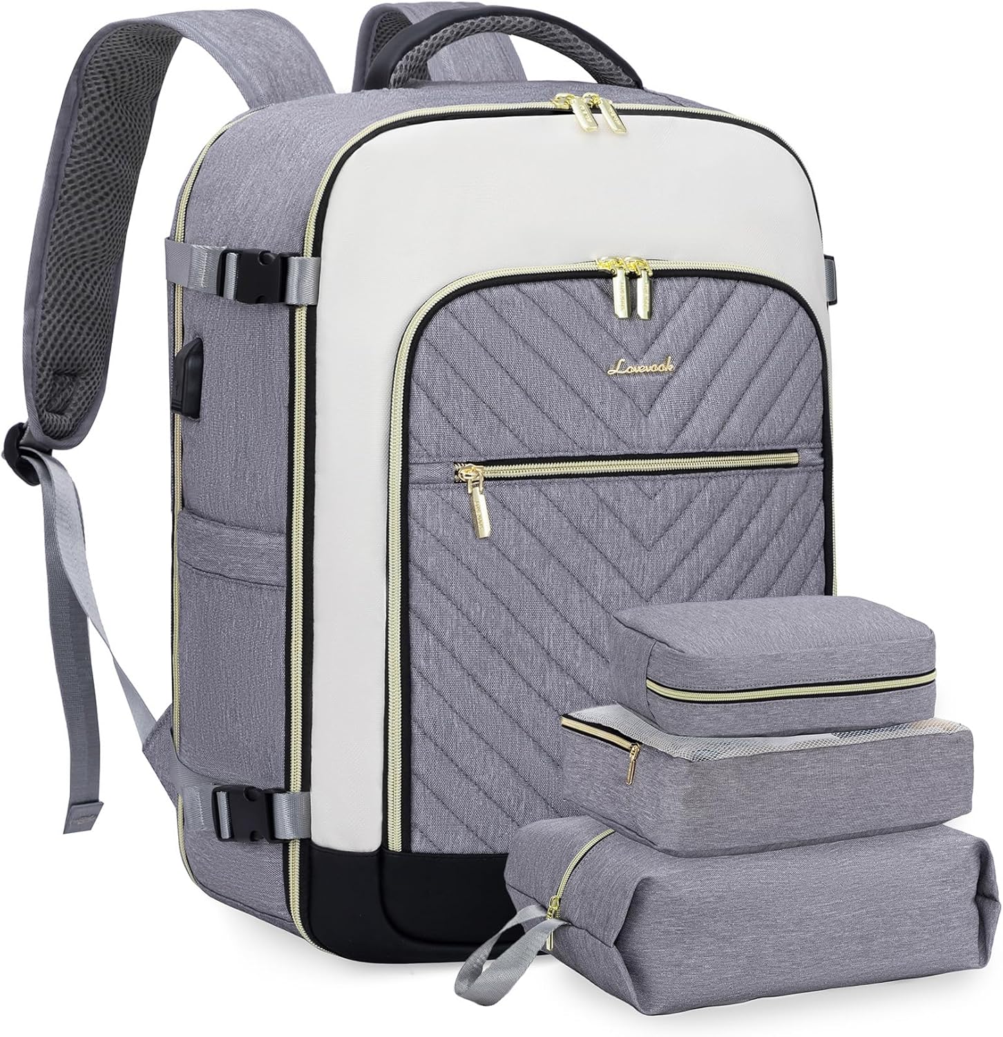 LOVEVOOK Large Travel Backpack for Women, Ideal Carry-On Bag