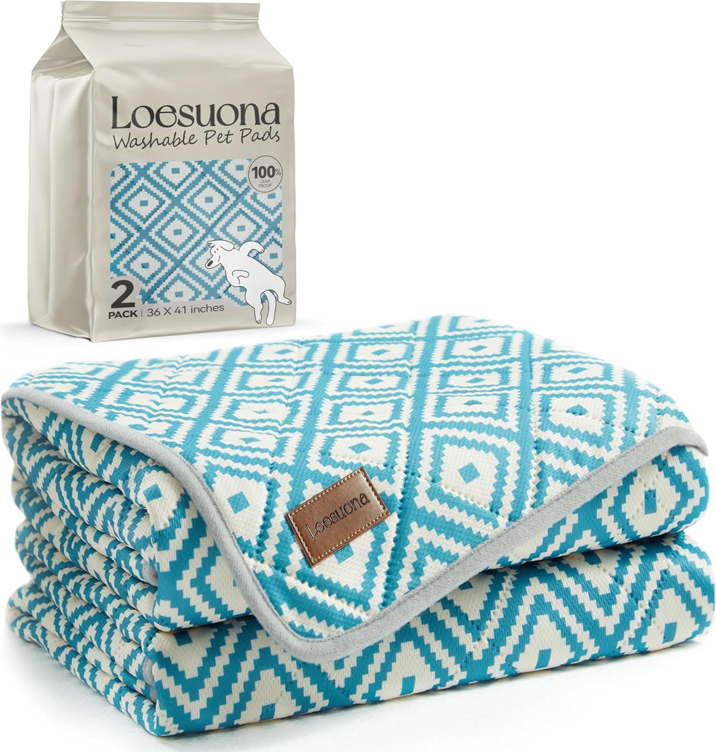 Washable Pee Pads for Dogs - Extra Thick Reusable 36x41