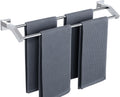 Double Bath Towel Bars 24-in Wall Mount - Polished Chrome