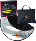 36in Fire Pit Protector for Deck or Patio - Thick Heat Deflector
