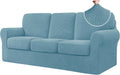 Couch Covers Sofa Slipcover Set for 3 Cushion Couch - Washable, Anti