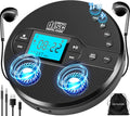 Portable CD Player with Bluetooth 5.1 - Rechargeable Discman for Car