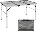 48x24 Folding Grill Table for Outside - Lightweight 4ft Portable