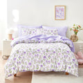 Floral Bedding Set for Girls - Cute Colorful Botanical Design