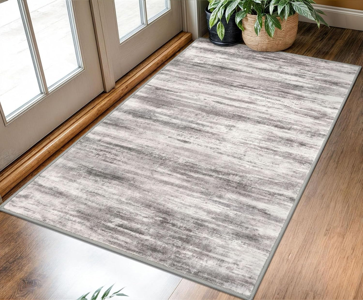 KOZYFLY 3x5 Modern Ombre Area Rug for Living Room and Bedroom