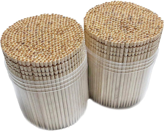 Ornate Wooden Toothpicks Set | 1000-Pack for Parties & Hygiene