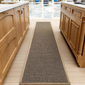 Kitchen Mat Cushioned Non Slip Runner 17.3in x 79in - Comfortable