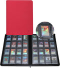GrinOwl 16 Pocket Card Binder for 640 Trading Card Organization