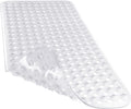 Yimobra Bathtub Mat Non Slip 34.5x15.5 in - Long Shower Mat with Drain