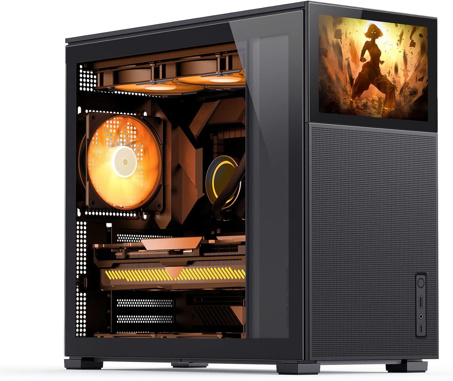 JONSBO D41 MESH SC Black ATX Computer Case for Gamers