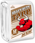 Tarp 20x30 ft Heavy Duty 12mil Waterproof Tarp - Durable Value