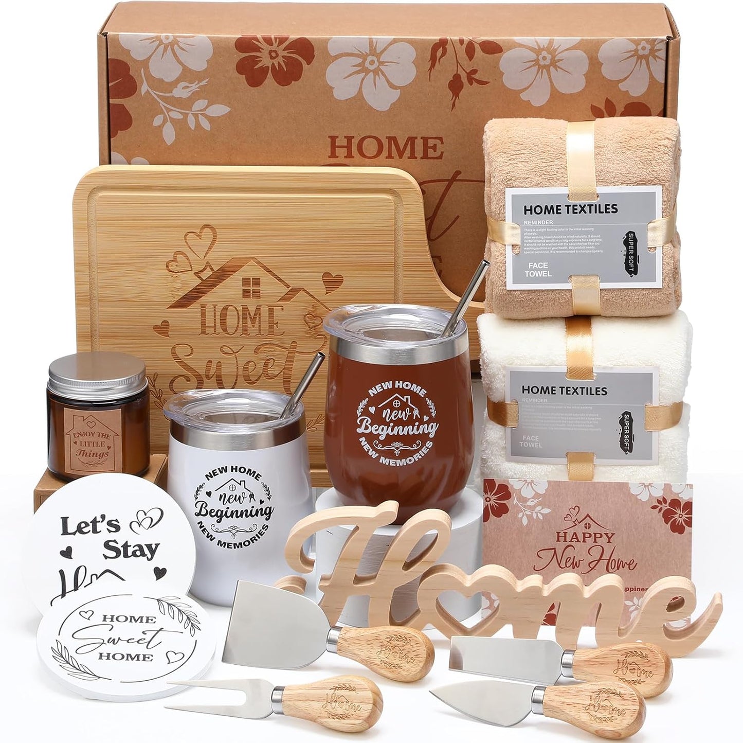 Housewarming Gifts for New House - 19 Pcs Closing Gifts Set