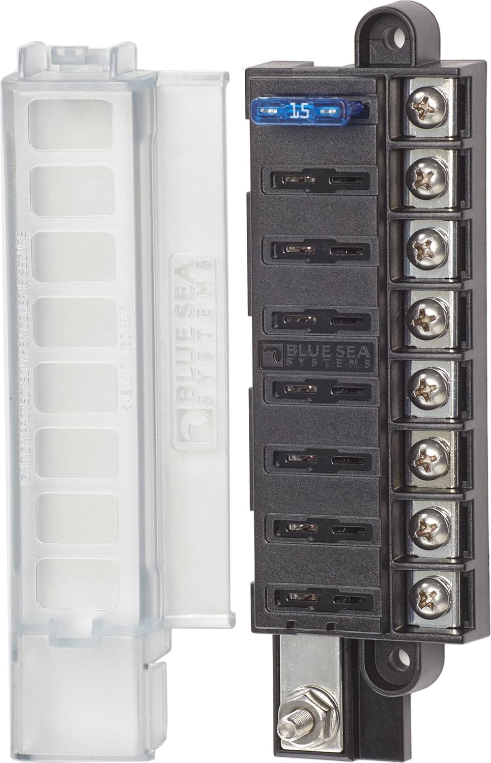 Blue Sea Systems 5046 ST Blade Fuse Block Compact 8-Circuit