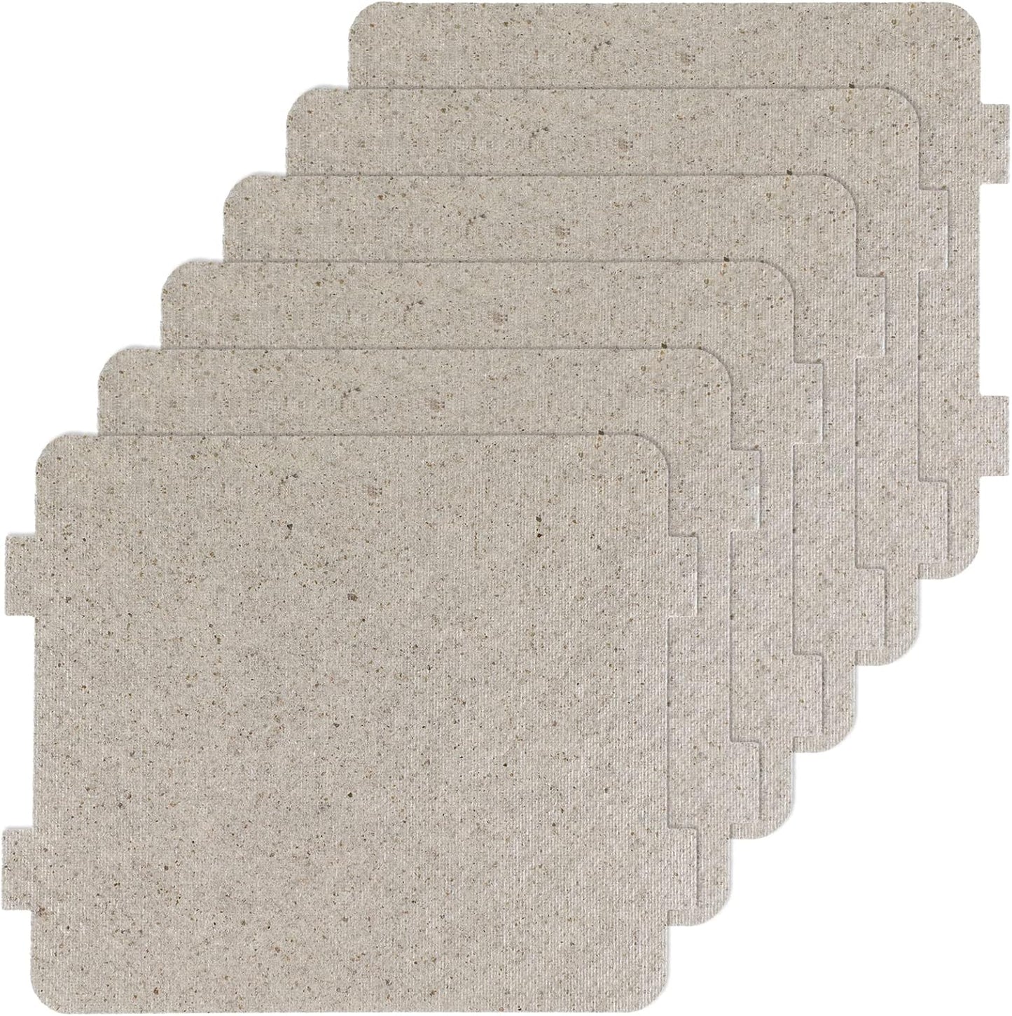 6PCS Universal Microwave Waveguide Cover Sheets - Superior Heat Insulation!