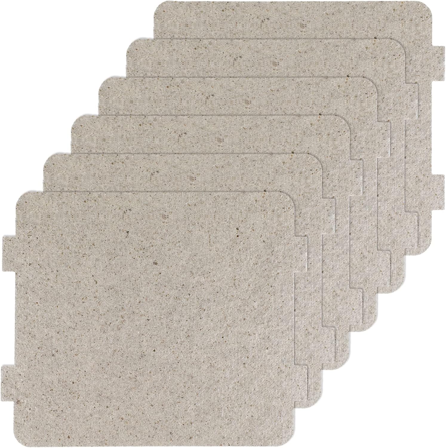 6PCS Universal Microwave Waveguide Cover Sheets - Superior Heat Insulation!