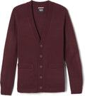 French Toast Boys' V-Neck Anti-Pill Cardigan - Durable School Layer