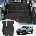 Cargo Mats for 2021-2025 Jeep Wrangler JL 4XE Trunk Mat - All Weather