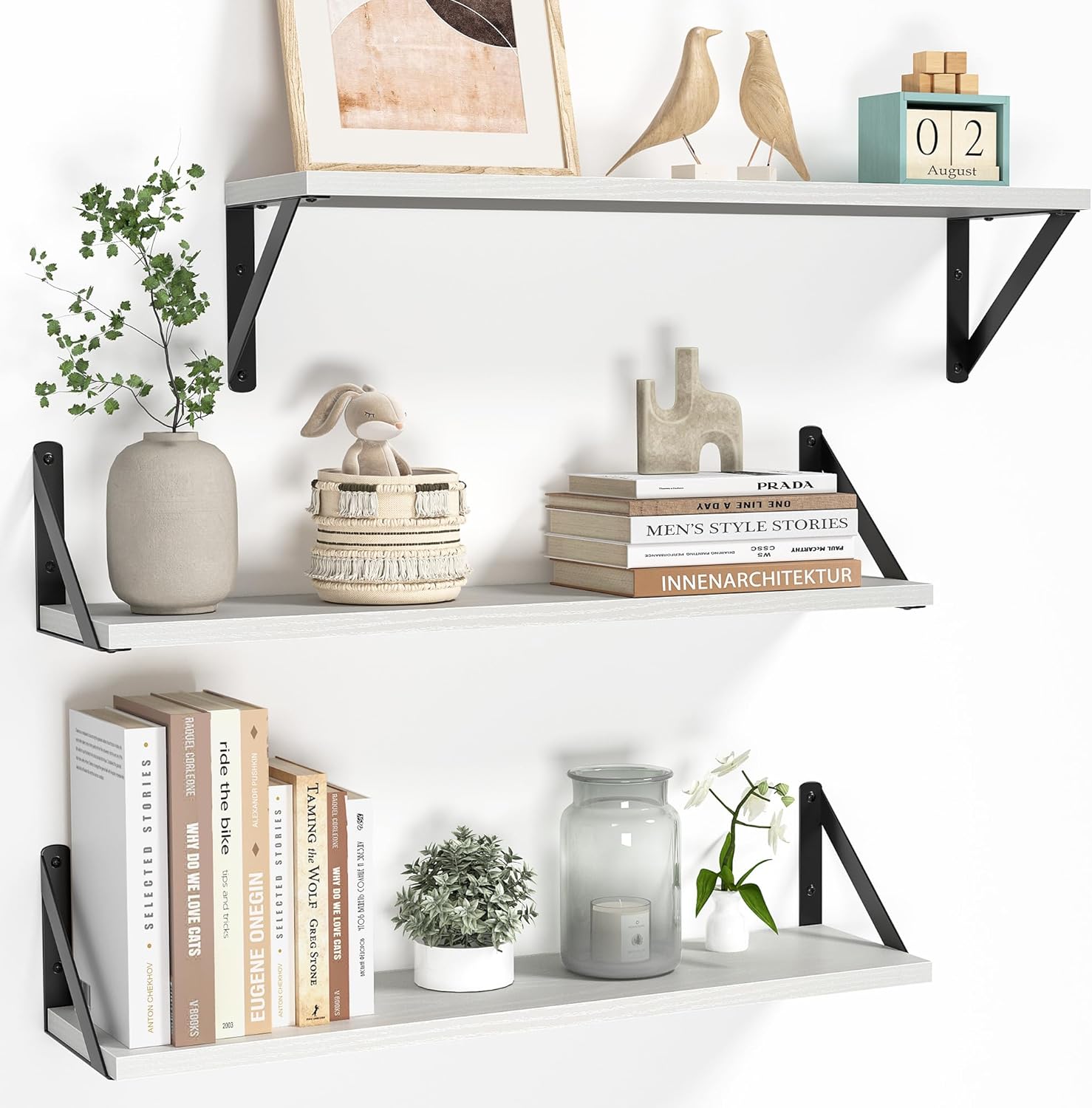 Heimlove Floating Shelves for Wall - Stylish Storage Solution