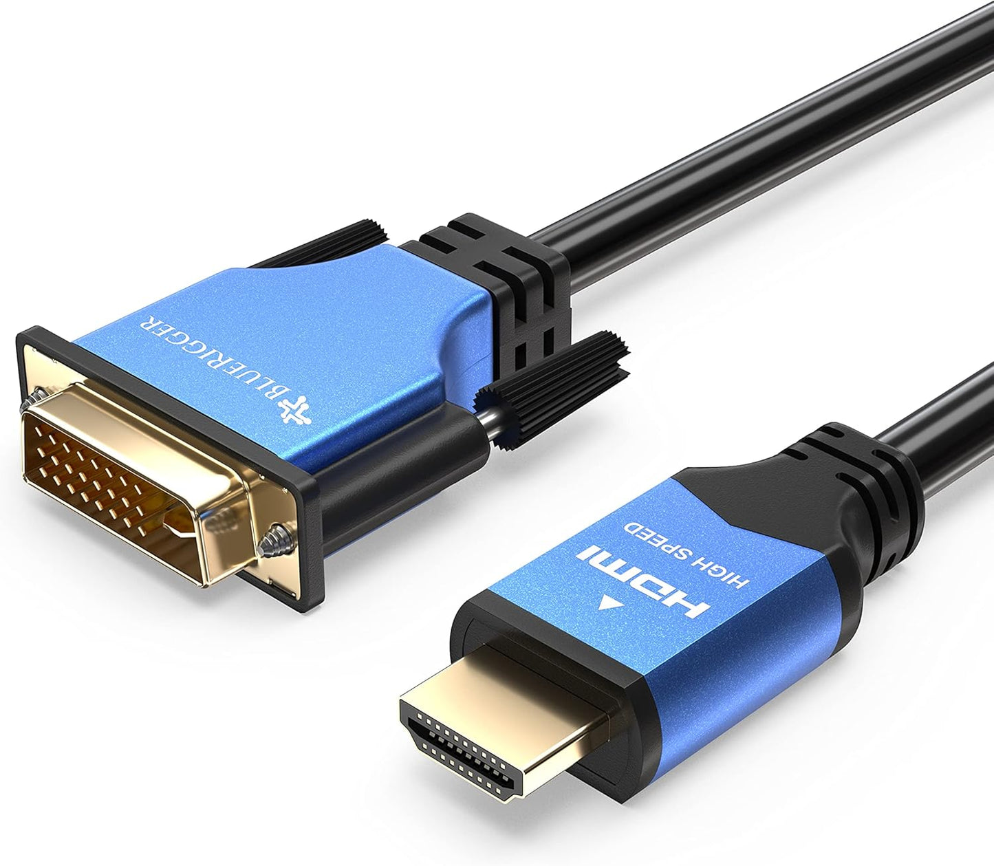 BlueRigger HDMI to DVI Cable 50FT for Gaming and Streaming