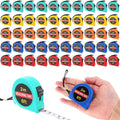 50 Pcs 6 FT Mini Tape Measure Retractable Bulk Pack - Compact Value