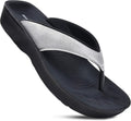 Slip On Recovery Flip Flops for Women - Arch Support Summer Sandals