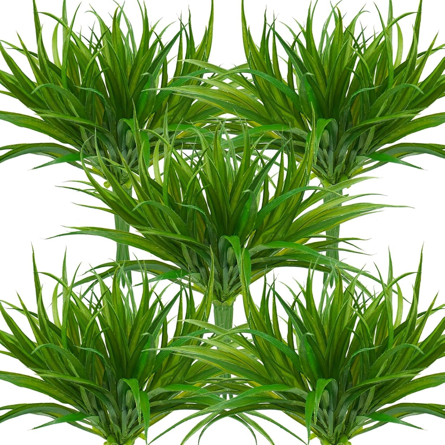 32 Pcs Artificial Grass Fake Plants for Home and Garden Decor