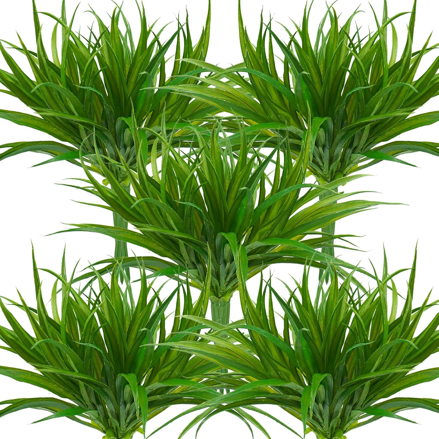 32 Pcs Artificial Grass Fake Plants for Home and Garden Decor