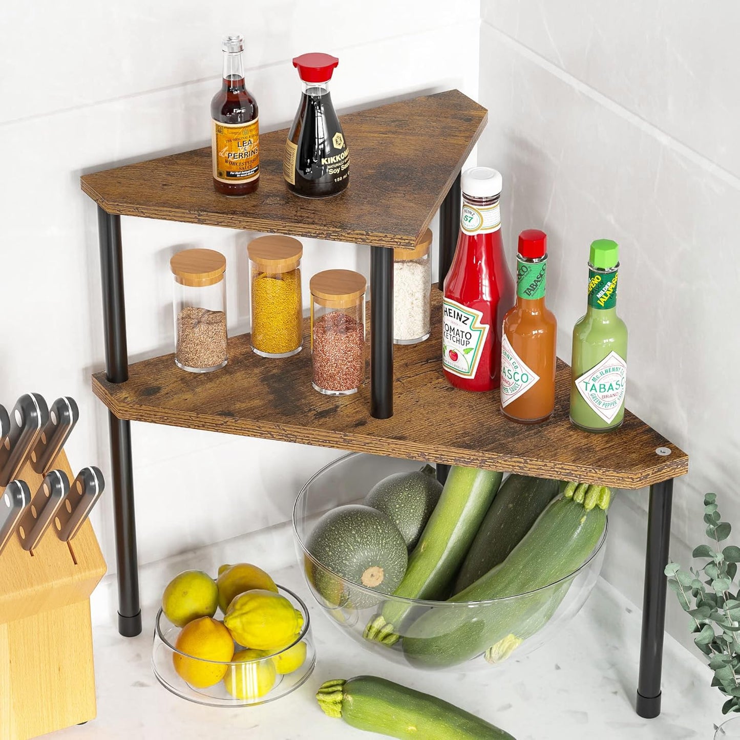Weenson Kitchen Countertop Organizer for Spice and Toiletries