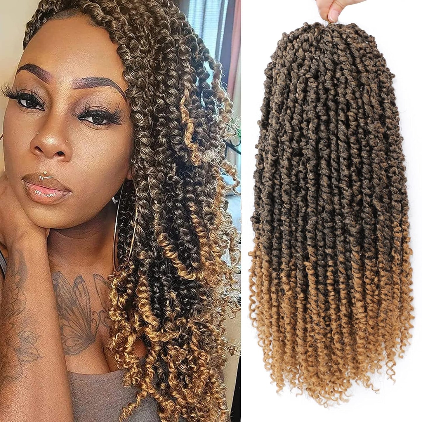 Pre-Twisted Passion Twist Hair 16 Inch for Stunning Styles