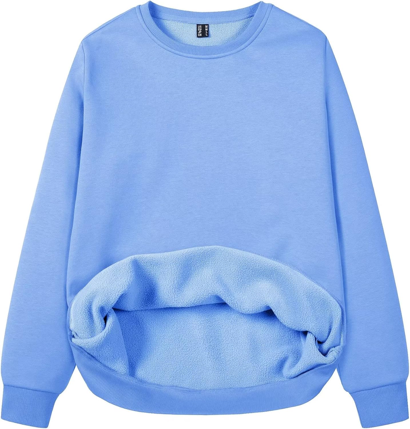 MAGCOMSEN Women's Fleece Lined Sweatshirt for Cozy Comfort
