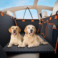 Hard Bottom Dog Car Seat Cover for Back Seat - Waterproof Protector
