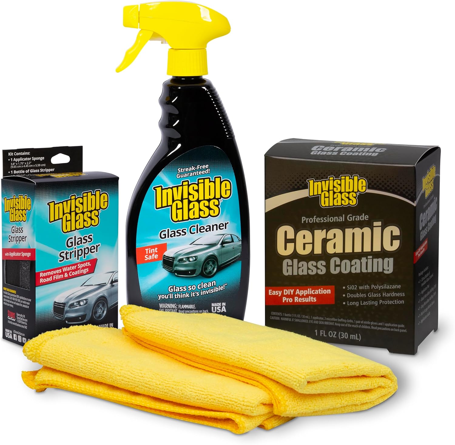 Invisible Glass Pro Glass Care Kit for Ultimate Clarity and Protection
