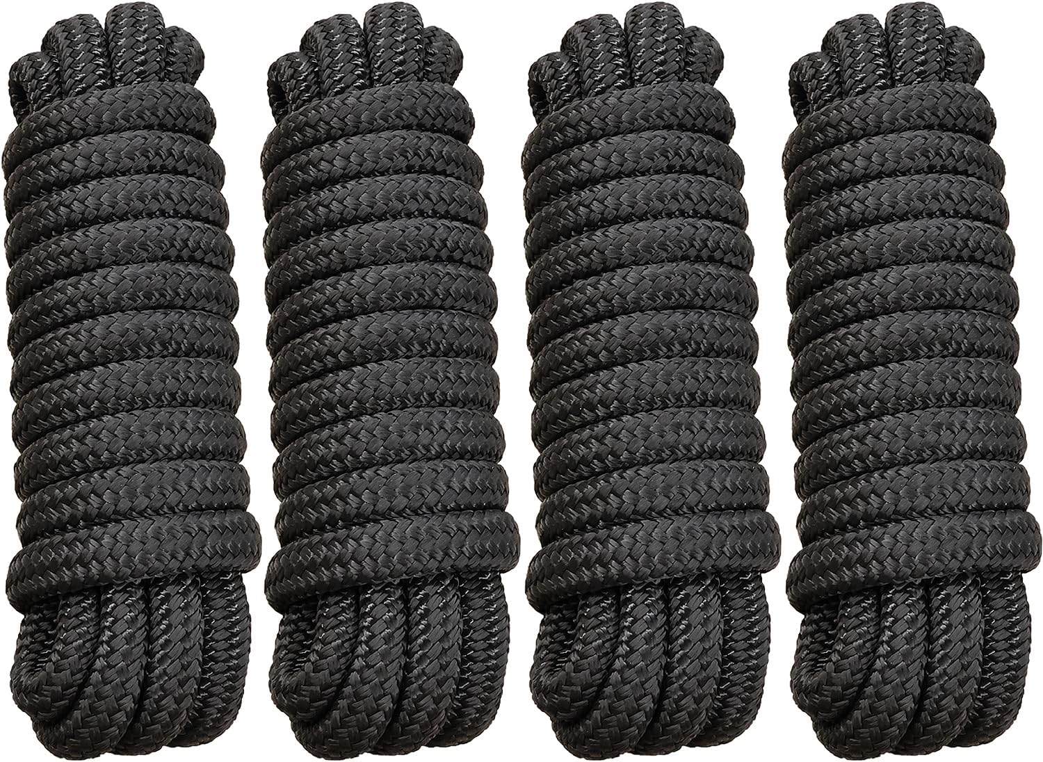 Boat Dock Lines 5/8in x 15ft - Durable Nylon Ropes for Docking