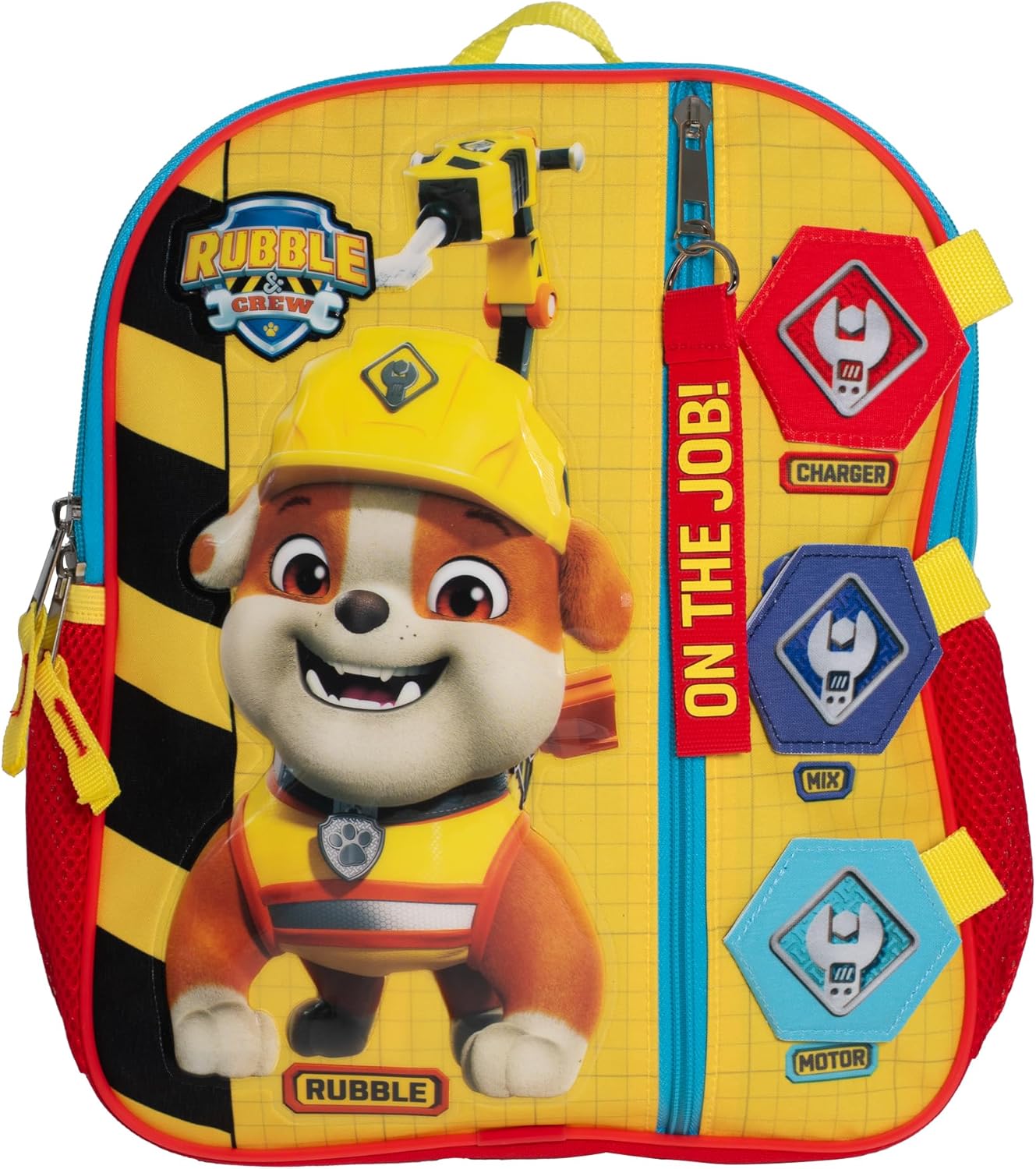 Rubble & Crew Interactive Mini Backpack for Kids - Fun School Bag