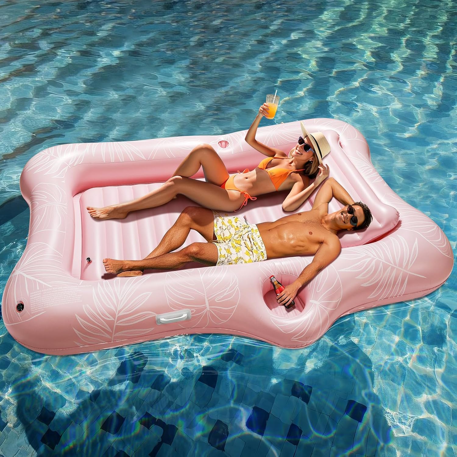 HeySplash Inflatable Pool Lounger Float for Ultimate Relaxation