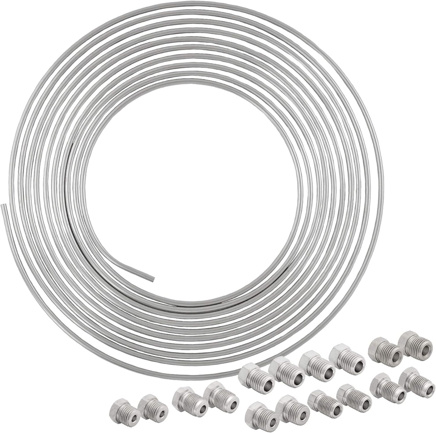 3/16 Brake Line Kit for Automotive Repairs - Durable & Flexible