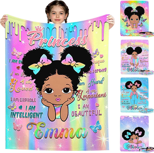 Personalized Princess Toddler Blanket by Artsadd
