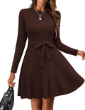 HOTOUCH Women's A-Line Sweater Dress for Cozy Fall and Winter