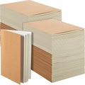 Kraft A5 Dot Notebooks 100 Pack - Portable Journals for Notes