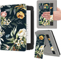 Kindle Paperwhite 7in/6.8in Blushing Floral PU Leather Stand Case
