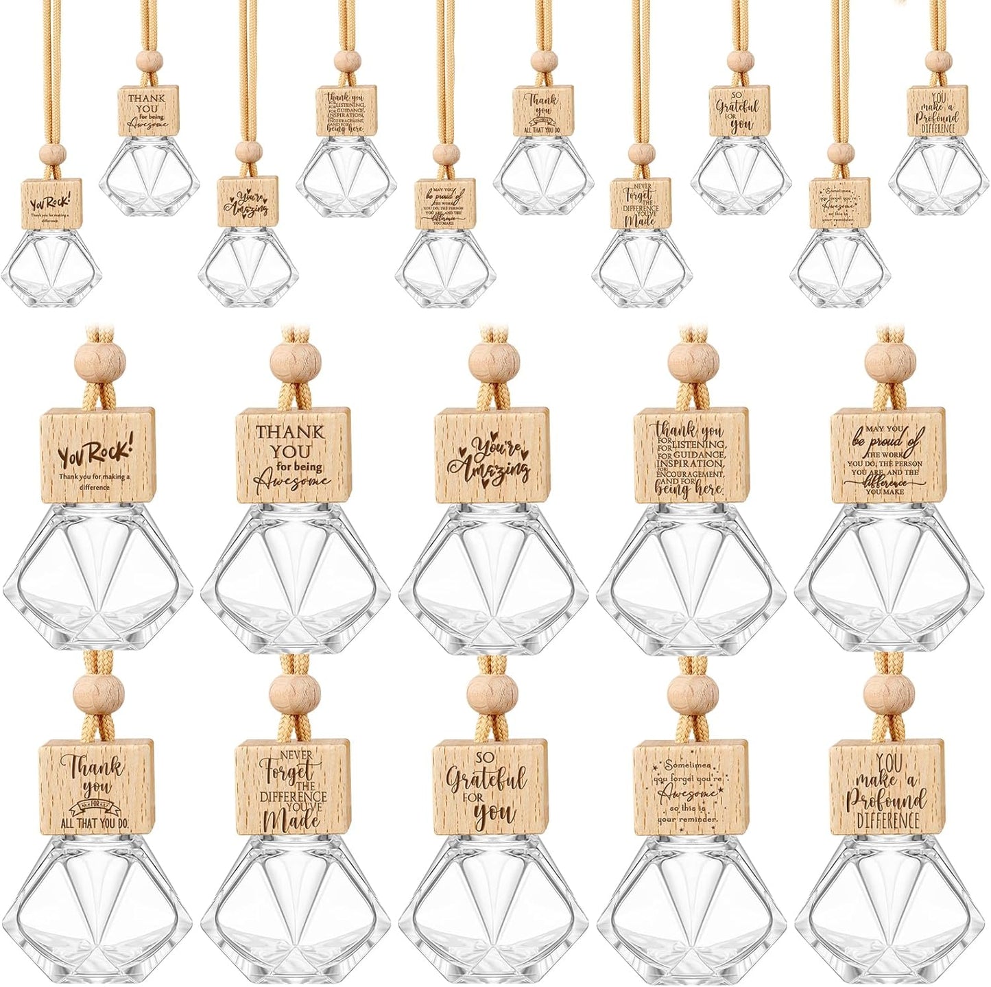 Car Air Freshener: Diamond Diffuser Bottle