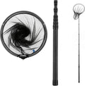 Long Fishing Net Telescoping Handle Carbon Fiber Net - Portable