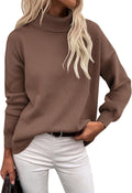 Turtleneck Chunky Knit Sweater - Cozy Oversized Fall Staple