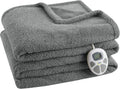 Serta Heated Blanket Twin Size - Soft, Warm Electric Throw