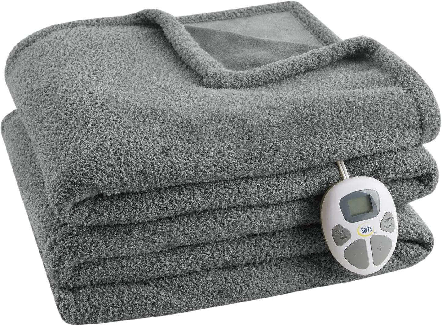 Serta Heated Blanket Twin Size for Cozy Warmth and Comfort