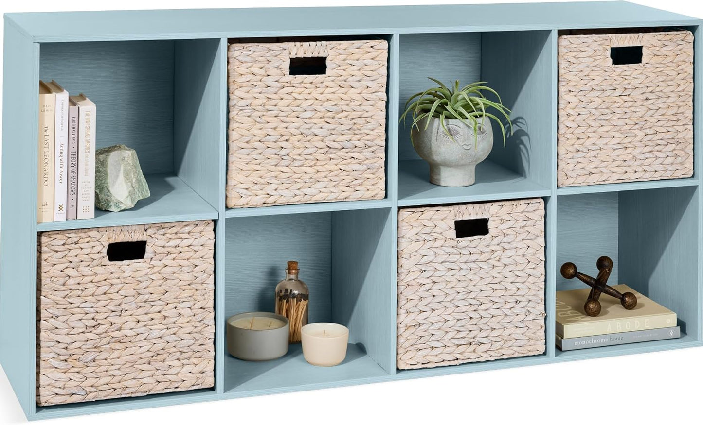 Kids Bookcase 8-Cube Storage Organizer for Toys and Books