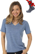 Women's Merino Wool T Shirt - Soft and Moisture-Wicking Comfort