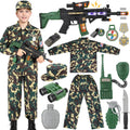 Kids Army Costume For Boys Military Soldier Costume - Realistic Play